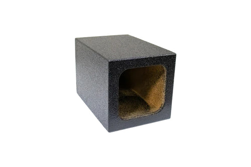 P110S sealed single 10 inch subwoofer enclosure front angle