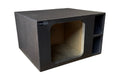 Bass-Maxx P115PXLKX ported single 15-inch L7X subwoofer enclosure front angle
