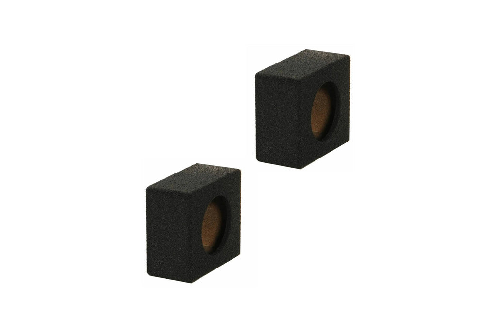 Bass-Maxx P165S sealed 6.5 inch enclosure pair alternate angle