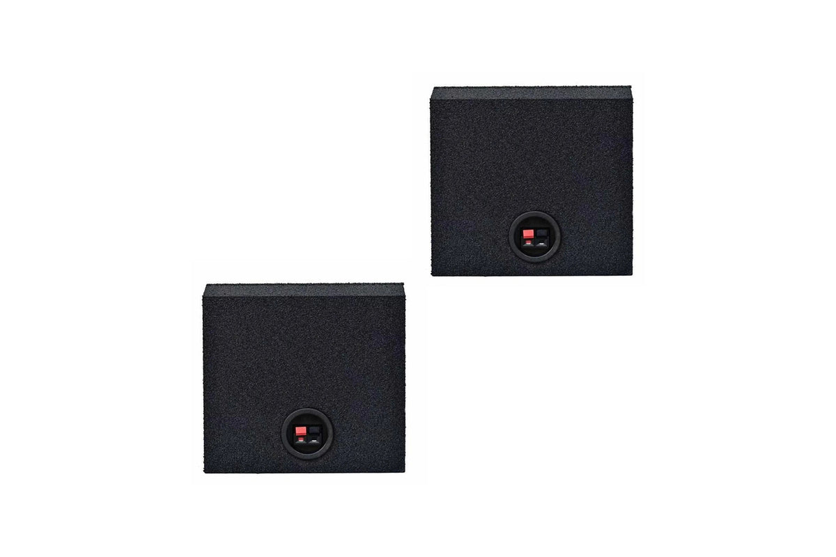 Bass-Maxx P165S enclosure pair rear terminal view
