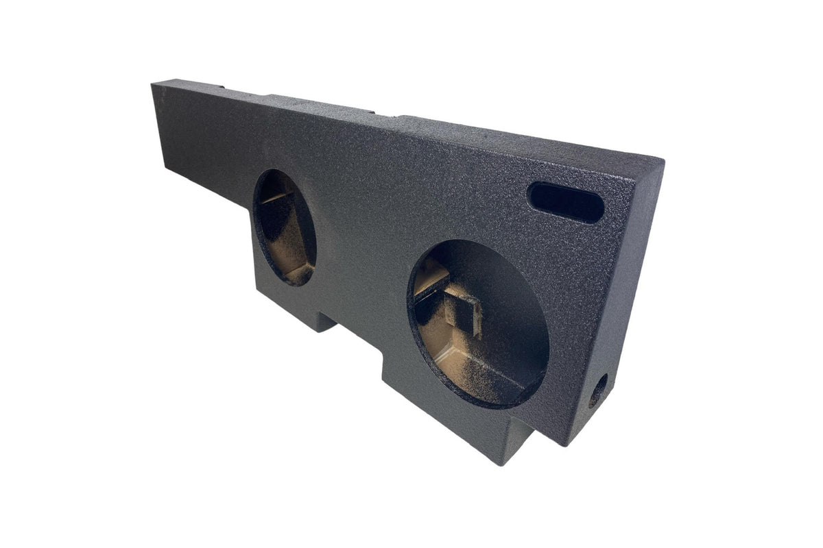 Bass-Maxx P208STU2CB sealed dual 8 inch behind-seat enclosure