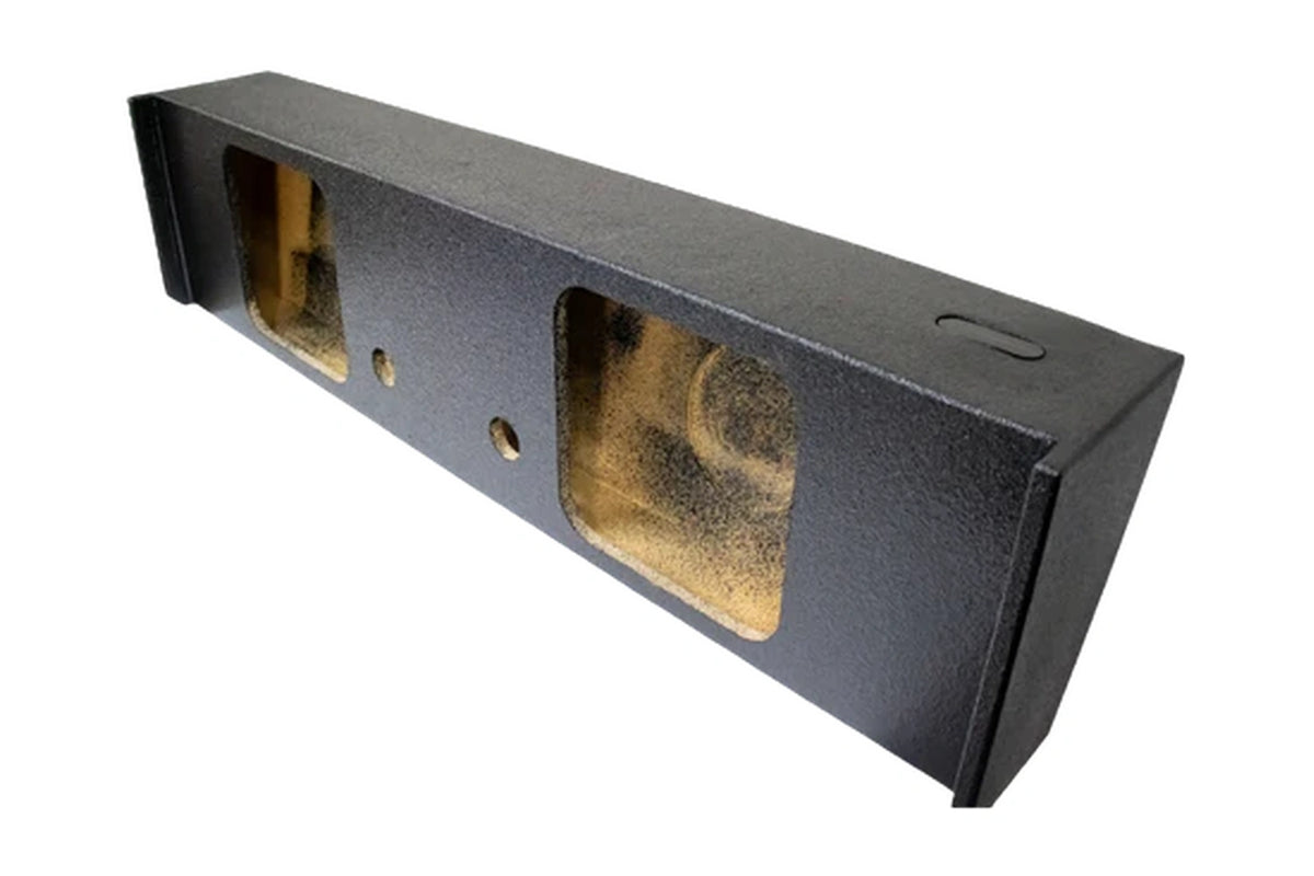 Bass-Maxx P212SF3CK sealed dual 12-inch down-fire L7 subwoofer enclosure