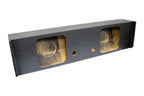 Bass-Maxx P212SF3CK sealed dual 12-inch down-fire L7 subwoofer enclosure alternate view