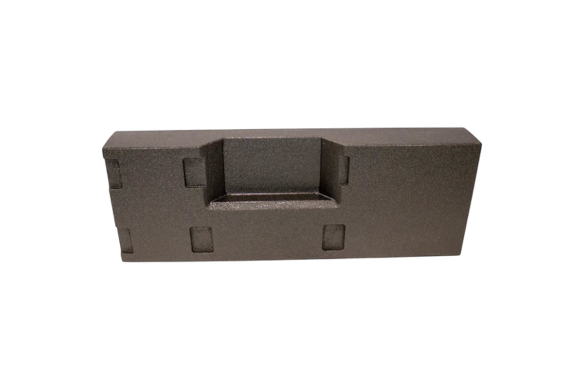 Bass-Maxx P212STU2C sealed dual 12-inch up-fire subwoofer enclosure underside view